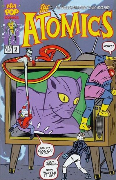 The Atomics Outside Underfoot! |  Issue#9 | Year:2000 | Series:  | Pub: AAA Pop Comics |
