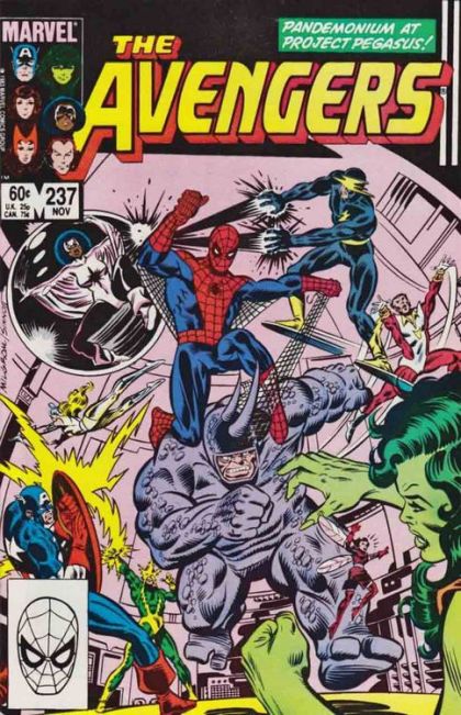 The Avengers, Vol. 1 Meltdowns and Mayhem |  Issue#237A | Year:1983 | Series: Avengers | Pub: Marvel Comics | Direct Edition