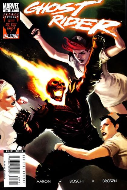 Ghost Rider, Vol. 5 Hell-Bent & Heaven-Bound, Part Two |  Issue#21A | Year:2008 | Series: Ghost Rider | Pub: Marvel Comics |