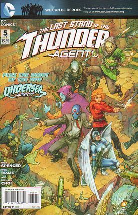 T.H.U.N.D.E.R. Agents, Vol. 4 At Breath's End / Undersea Agent in Aqualung |  Issue#5 | Year:2012 | Series: T.H.U.N.D.E.R. Agents | Pub: DC Comics |