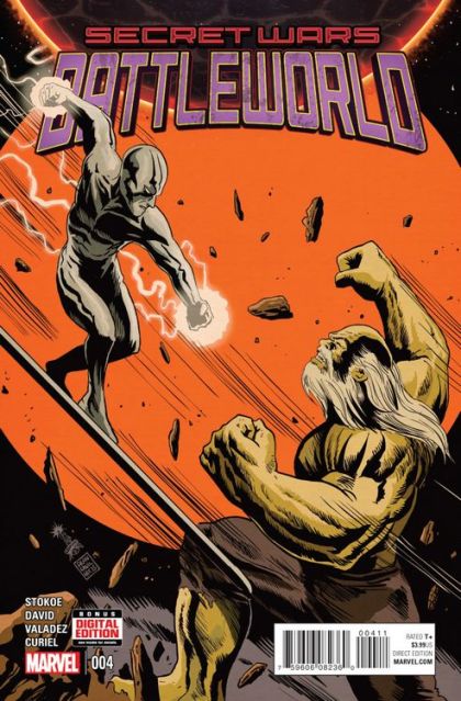 Secret Wars: Battleworld Secret Wars - Silver Surfer Vs. Galactus / Silver Surfer Vs. Maestro |  Issue#4A | Year:2015 | Series: Secret Wars | Pub: Marvel Comics | Regular Francesco Francavilla Cover