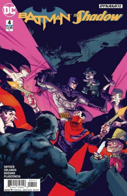 Batman / The Shadow Batman / The Shadow, Part 4 |  Issue#4A | Year:2017 | Series:  | Pub: DC Comics and Dynamite Entertainment | Riley Rossmo Regular Cover