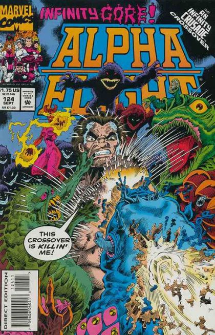 Alpha Flight, Vol. 1 Infinity Crusade - Holy Terror!, Part 3 |  Issue#124A | Year:1993 | Series: Alpha Flight | Pub: Marvel Comics |