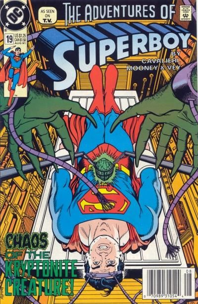Superboy, Vol. 2 All In Vein |  Issue#19B | Year:1991 | Series: Superboy | Pub: DC Comics | Newsstand Edition