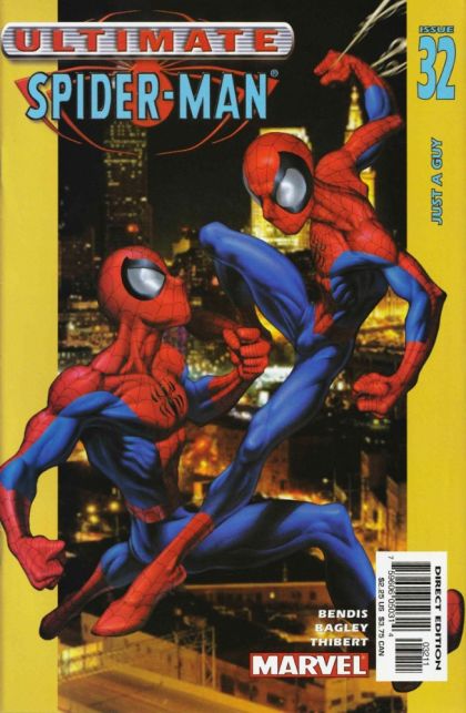 Ultimate Spider-Man, Vol. 1 Just A Guy |  Issue#32A | Year:2003 | Series: Spider-Man | Pub: Marvel Comics | Direct Edition