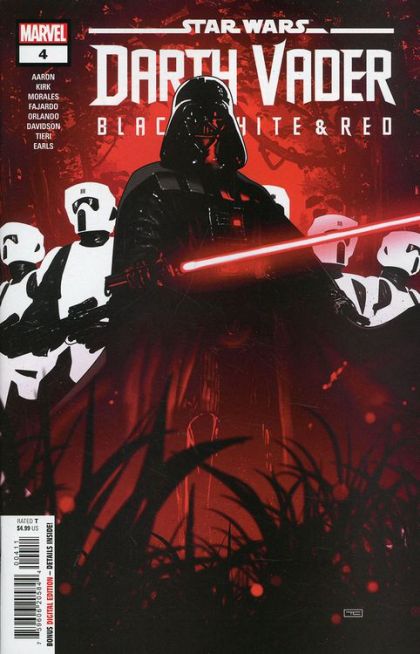 Star Wars: Darth Vader - Black, White & Red  |  Issue#4A | Year:2023 | Series: Star Wars | Pub: Marvel Comics | Taurin Clarke Regular