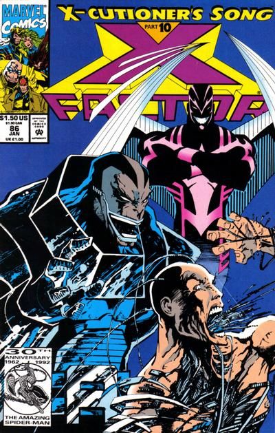 X-Factor, Vol. 1 X-Cutioner's Song - Part 10: One Of These Days... |  Issue#86A | Year:1992 | Series: X-Factor | Pub: Marvel Comics | Direct Edition