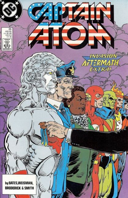 Captain Atom, Vol. 3 Invasion - Aftermath, Slow Burn |  Issue#25A | Year:1988 | Series:  | Pub: DC Comics | Direct Edition