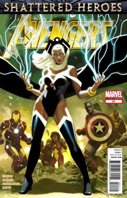 The Avengers, Vol. 4 Shattered Heroes  |  Issue#21A | Year:2012 | Series: Avengers | Pub: Marvel Comics | Daniel Acuña Regular Cover