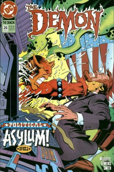 The Demon, Vol. 3 Political Asylum!, Damage Control |  Issue#26 | Year:1992 | Series: Demon | Pub: DC Comics |