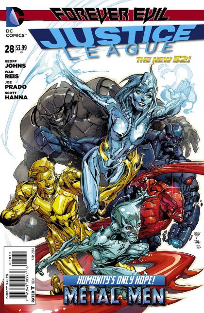 Justice League, Vol. 1 Forever Evil - Forever Worthy |  Issue#28A | Year:2014 | Series: Justice League | Pub: DC Comics | Ivan Reis Regular Cover