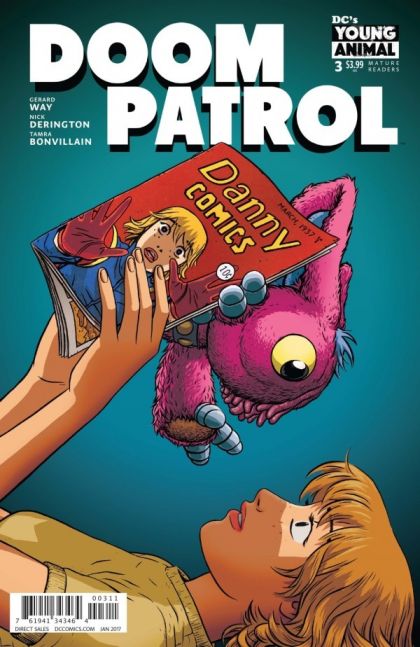 Doom Patrol, Vol. 6 Brick by Brick, Part 3: It's a Doomed World After All |  Issue#3A | Year:2016 | Series: Doom Patrol | Pub: DC Comics | Regular Nick Derington Cover