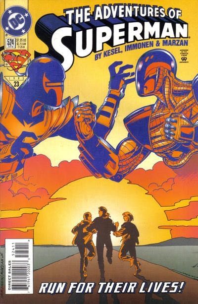 The Adventures of Superman Where is Superman? |  Issue#524A | Year:1995 | Series: Superman | Pub: DC Comics | Direct Edition