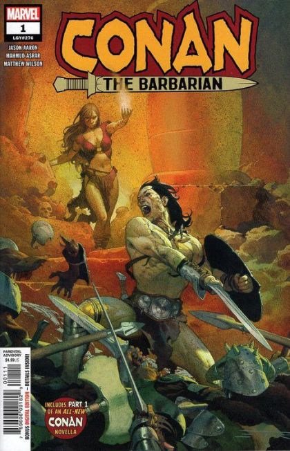 Conan the Barbarian, Vol. 3 The Life & Death of Conan, Part One: The Weird of the Crimson Witch; Black Starlight, Part 1 |  Issue#1A | Year:2019 | Series:  | Pub: Marvel Comics | Regular Esad Ribic Cover
