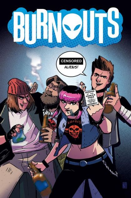 Burnouts  |  Issue#1B | Year:2018 | Series:  | Pub: Image Comics | Geoffo CBLDF Charity Censored Cover
