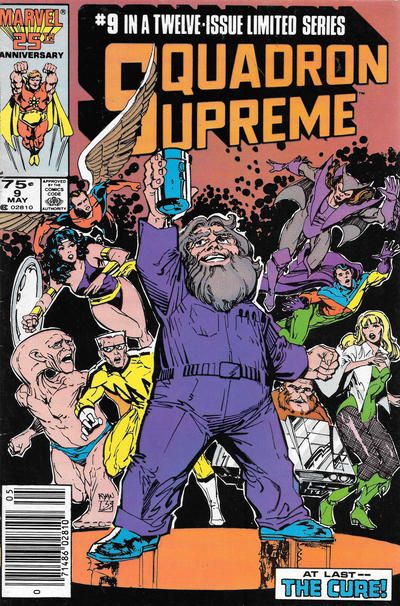 Squadron Supreme, Vol. 1 Borrowed Time |  Issue#9B | Year:1986 | Series: Squadron Supreme | Pub: Marvel Comics | Newsstand Edition