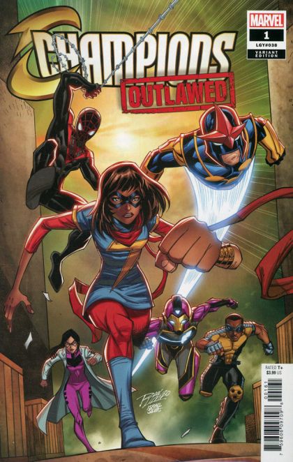 Champions, Vol. 4 (Marvel) Outlawed  |  Issue#1F | Year:2020 | Series:  | Pub: Marvel Comics | Ron Lim Variant