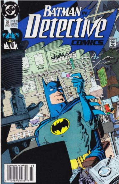 Detective Comics, Vol. 1 Rite of Passage, Part 2: Beyond Belief! |  Issue#619B | Year:1990 | Series: Detective Comics | Pub: DC Comics | Newsstand Edition