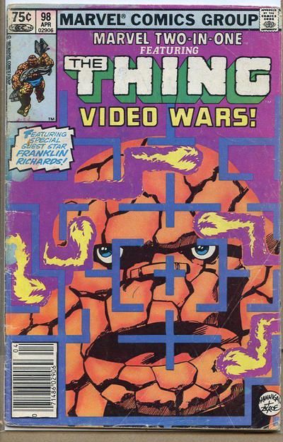 Marvel Two-In-One, Vol. 1 Vid Wars! |  Issue#98C | Year:1983 | Series: Marvel Two-In-One | Pub: Marvel Comics | Canadian Price Variant