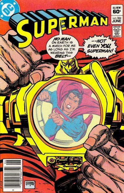 Superman, Vol. 1 Steve Lombard -- Down, Out And Dead? |  Issue#384B | Year:1983 | Series: Superman | Pub: DC Comics | Newsstand Edition