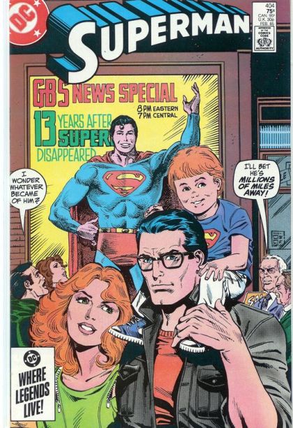 Superman, Vol. 1 Born To Be Superman |  Issue#404A | Year:1985 | Series: Superman | Pub: DC Comics | Direct Edition