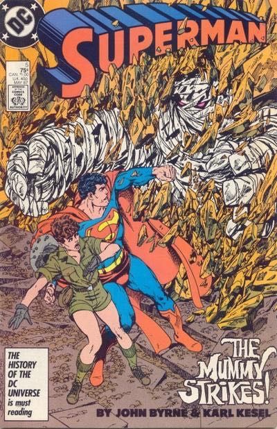 Superman, Vol. 2 The Mummy Strikes |  Issue#5A | Year:1987 | Series: Superman | Pub: DC Comics | Direct Edition