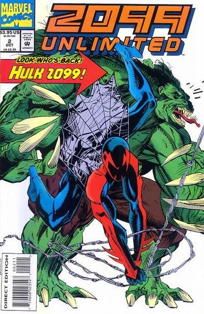 2099 Unlimited Thirty Mile Mall / Remote Control / Hoist With His Own Petard |  Issue#2A | Year:1993 | Series:  | Pub: Marvel Comics | Direct Edition