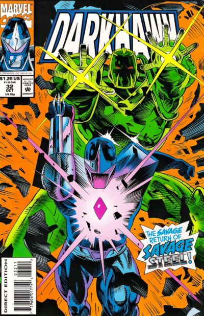 Darkhawk, Vol. 1 Savage Return |  Issue#32A | Year:1993 | Series: Darkhawk | Pub: Marvel Comics | Direct Edition