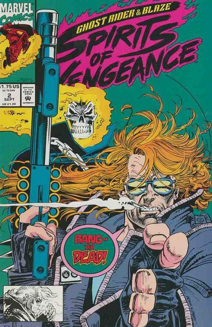 Ghost Rider / Blaze: Spirits of Vengeance Steel Vengeance |  Issue#2A | Year:1992 | Series:  | Pub: Marvel Comics | Direct Edition