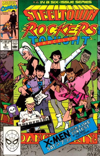 Steeltown Rockers  |  Issue#6A | Year:1990 | Series:  | Pub: Marvel Comics |