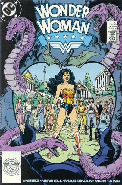 Wonder Woman, Vol. 2 Strangers In Paradise |  Issue#37A | Year:1989 | Series: Wonder Woman | Pub: DC Comics | Direct Edition