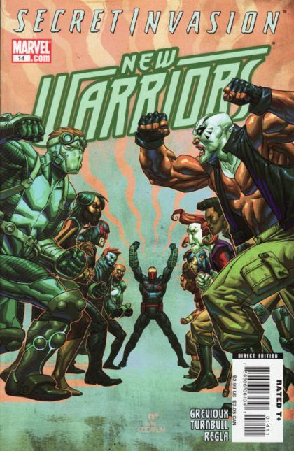 New Warriors, Vol. 4 Secret Invasion - Invaded, Part 1 |  Issue#14 | Year:2008 | Series: New Warriors | Pub: Marvel Comics | Nic Klein Regular