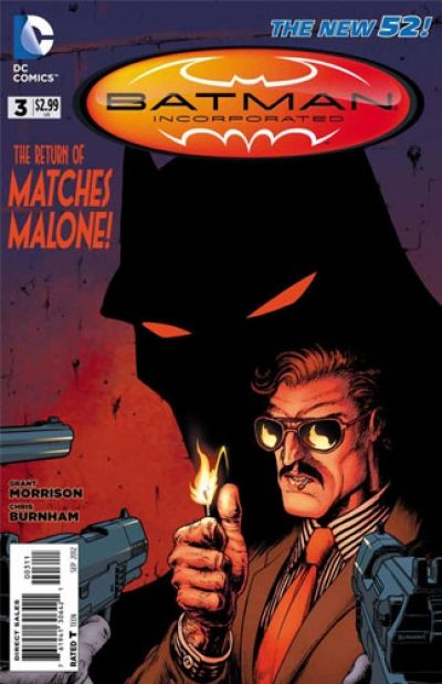 Batman Incorporated, Vol. 2 The Hanged Man |  Issue#3A | Year:2012 | Series: Batman | Pub: DC Comics | Chris Burnham Regular Cover