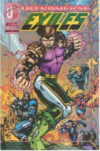 Exiles (Malibu Comics) Exiles |  Issue#1A | Year:1993 | Series: Exiles | Pub: Malibu Comics | Direct Edition