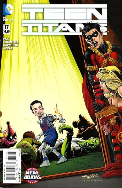 Teen Titans, Vol. 5 ...But Who Is Wonder Girl? |  Issue#17B | Year:2016 | Series: Teen Titans | Pub: DC Comics | Neal Adams Variant Cover