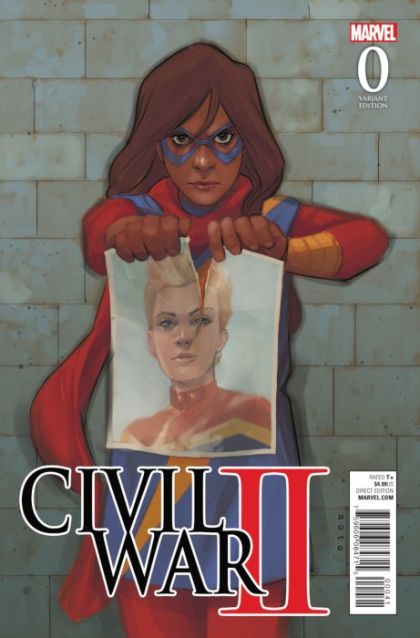 Civil War II Civil War II  |  Issue#0D | Year:2016 | Series:  | Pub: Marvel Comics | Incentive Phil Noto Kamala Variant Cover