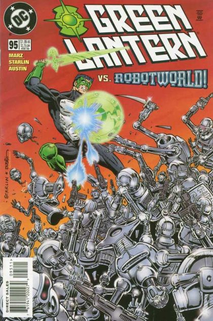 (Signed by RON MARZ) Green Lantern, Vol. 3 Servents and Masters |  Issue#95A | Year:1997 | Series: Green Lantern | Pub: DC Comics | Direct Edition