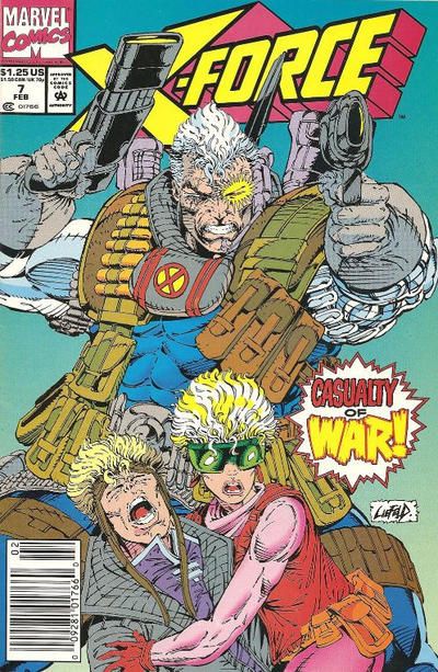 X-Force, Vol. 1 Under the Knife |  Issue#7B | Year:1991 | Series: X-Force | Pub: Marvel Comics