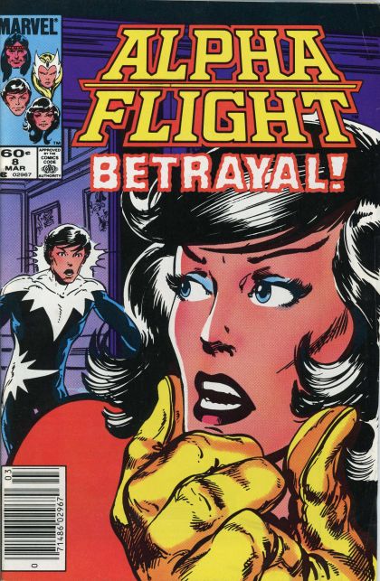 Alpha Flight, Vol. 1 Cold Hands Cold Heart |  Issue#8B | Year:1984 | Series: Alpha Flight | Pub: Marvel Comics | Newsstand Edition