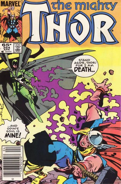 Thor, Vol. 1 Pickin' Up the Pieces |  Issue#354B | Year:1985 | Series: Thor | Pub: Marvel Comics | Newsstand Edition