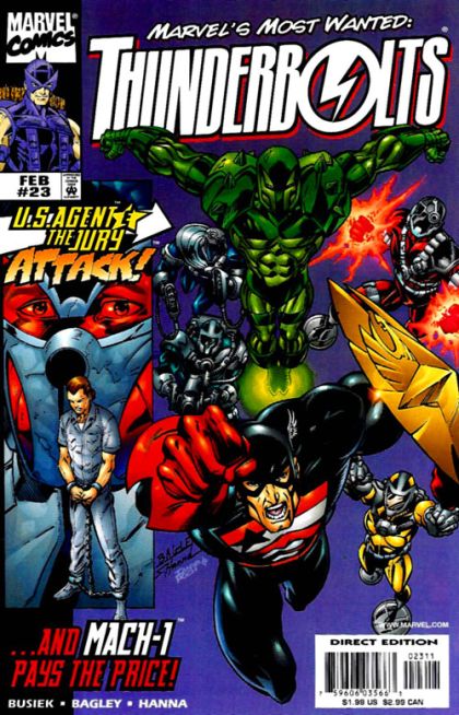 Thunderbolts, Vol. 1 Public Relations or Do Not Pass Go. Do Not Collect $200 |  Issue#23 | Year:1999 | Series: Thunderbolts | Pub: Marvel Comics |