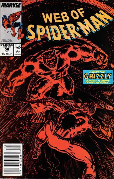 Web of Spider-Man, Vol. 1 Rematch |  Issue#58B | Year:1989 | Series: Spider-Man | Pub: Marvel Comics |