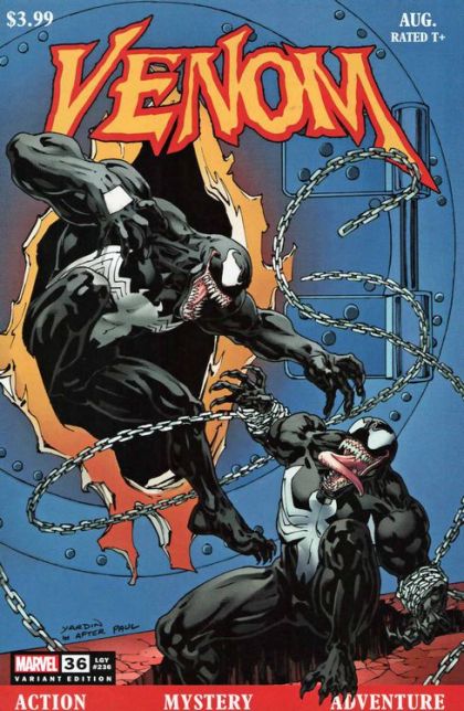 Venom, Vol. 5 Venom War  |  Issue#36C | Year:2024 | Series: Venom | Pub: Marvel Comics | David Yardin Marvel 85th Anniversary Homage Variant