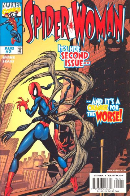 Spider-Woman, Vol. 3 Suffer the little Children |  Issue#2B | Year:1999 | Series: Spider-Woman | Pub: Marvel Comics | Variant Cover