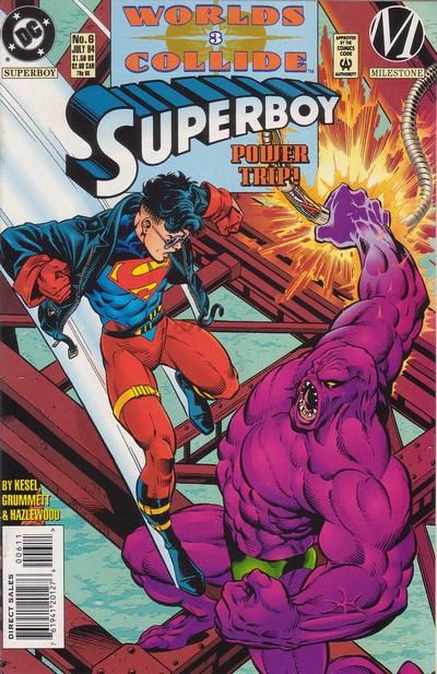 Superboy, Vol. 3 World's Collide - Changing Realities! |  Issue#6A | Year:1994 | Series: Superboy | Pub: DC Comics | Direct Edition