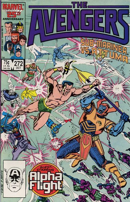 The Avengers, Vol. 1 Under Siege, Assault on Atlantis |  Issue#272A | Year:1986 | Series: Avengers | Pub: Marvel Comics | Direct Edition