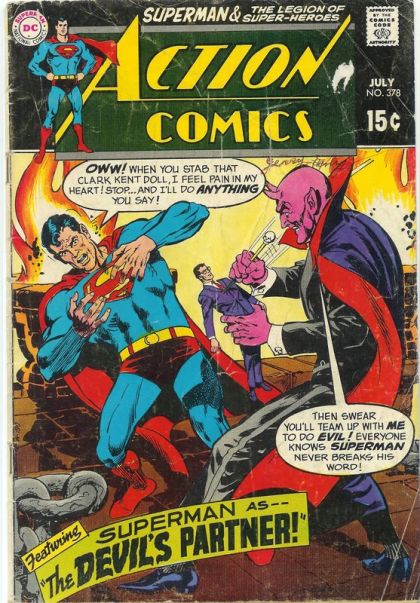Action Comics, Vol. 1 The Devil's Partner! / The Forbidden Fruit! |  Issue#378 | Year:1969 | Series:  | Pub: DC Comics |
