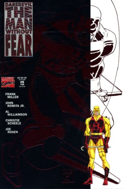 Daredevil: The Man Without Fear The Man Without Fear |  Issue#5A | Year:1993 | Series: Daredevil | Pub: Marvel Comics | Direct Edition - Holofoil