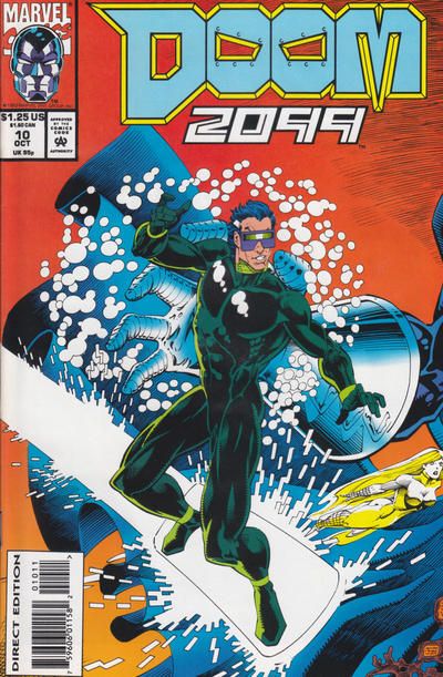 Doom 2099, Vol. 1 Breakdown |  Issue#10A | Year:1993 | Series:  | Pub: Marvel Comics | Direct Edition