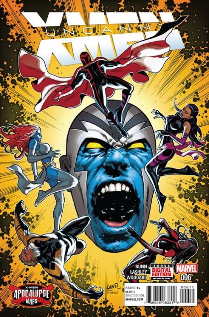 Uncanny X-Men, Vol. 4 Apocalypse Wars  |  Issue#6A | Year:2016 | Series:  | Pub: Marvel Comics | Greg Land Regular Cover